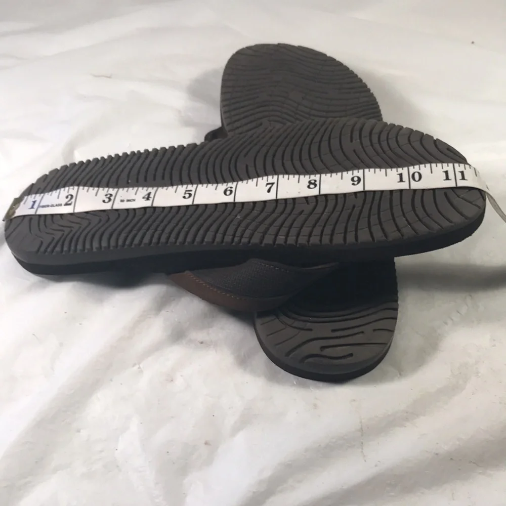 Mens Flojos Cole 2.0 Brown Thong Flip Flops